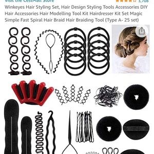 25 piece hair styling kit